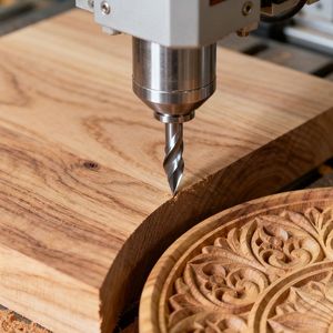 Tùy chỉnh <span class=keywords><strong>CNC</strong></span> gỗ 5 trục phay gia công dịch vụ cho trang trí nội thất dây thép không gỉ EDM loại - Product Image 4