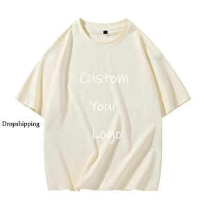 Camisetas 2026 de Alta Calidad, 100% Algodón, Tallas Grandes para Hombre, Venta al Por Mayor, Camisetas Personalizadas con Cuello Redondo, Impresión de Logotipo Personalizado para Hombre - Product Image 3