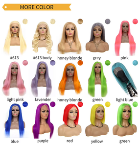 Peluca Bob <span class=keywords><strong>de</strong></span> <span class=keywords><strong>Cabello</strong></span> Humano Virgen Peruano 613 Rubio Barata Lady Corner con Encaje Frontal HD Transparente 100% <span class=keywords><strong>Cabello</strong></span> Humano 4x4 - Product Image 4