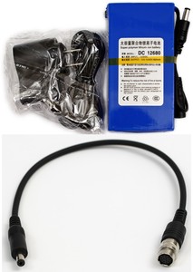 Cable de Alimentación Hirose de 12 Pines + Batería para Lentes B4 de <span class=keywords><strong>2</strong></span>/3" Gh4 <span class=keywords><strong>Gh5</strong></span> - Product Image 1