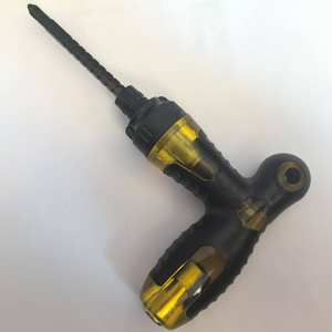 Tournevis à cliquet professionnel avec poignée en PP - Embouts magnétiques multi-embouts - Product Image 2