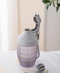 Botella Mezcladora de Proteínas con Forma de <span class=keywords><strong>Granada</strong></span> de 600 ml, Vaso Mezclador Deportivo Portátil con Cuerda para Gimnasio - Product Image 3