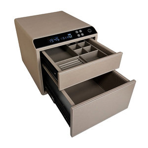 Password and Fingerprint Home Wardrobe Hidden Money Sliding Drawer Metal Jewelry <strong>Safe</strong> Box - Product Image 5