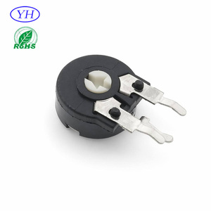 Potenciómetro trimmer de resistencia variable rotativa Piher PT10 CA9 con película de carbono, 3 pines, 10 mm, ajuste superior, terminal de PC de 3 pines, 100k - Product Image 4