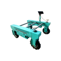 Plataforma Robótica Agrícola Autónoma Eléctrica Modular con Dirección en las 4 Ruedas para Siembra / Pulverización / Excavación de Zanjas