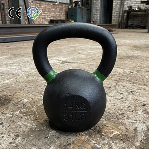 Kettlebells en fonte de haute qualité VIGFIT, de 6 kg à 32 kg, kettlebells portables pour la musculation en salle de sport - Product Image 1