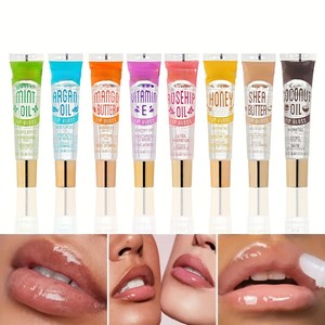 Huile à Lèvres Transparente Hydratante aux Vitamines E, Saveur Fruitée, à Base de Plantes, pour Enfants et Filles, Soin des Lèvres Kawaii – Vente en Gros - Product Image 2