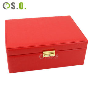 Custom Logo PU Leather jewelry <b>box</b> <b>Ring</b> <b>Box</b> Earring Bracelet Necklace Luxury Jewelry <b>Box</b> Packaging - Product Image 1