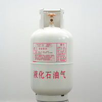Bouteille de GPL universelle en acier légère, anti-explosion, pour usage domestique et commercial, capacité 24L, pression 34 bars, stable à long terme