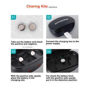 Batterie rechargeable <span class=keywords><strong>pour</strong></span> <span class=keywords><strong>appareil</strong></span> <span class=keywords><strong>auditif</strong></span> A13 675 et <span class=keywords><strong>chargeur</strong></span> <span class=keywords><strong>pour</strong></span> <span class=keywords><strong>Signia</strong></span> Phonak toutes marques A13 A675 - Product Image 5