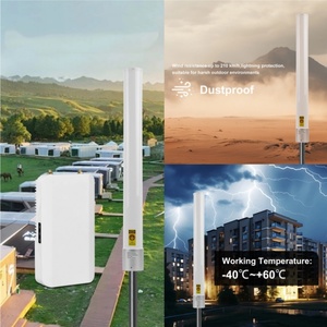 <span class=keywords><strong>Antenne</strong></span> <span class=keywords><strong>Wifi</strong></span> à gain élevé <span class=keywords><strong>longue</strong></span> <span class=keywords><strong>portée</strong></span> 24 GHz MIMO 2.4 GHz 5.8 GHz omnidirectionnelle de 50 <span class=keywords><strong>km</strong></span> avec connecteur N femelle - Product Image 2