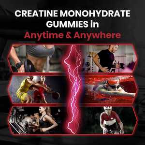OEM/ODM Adult <b>Creatine</b> <b>Monohydrate</b> Gummy Candy for Muscle Growth Workout Recovery & Energy Management - Product Image 2