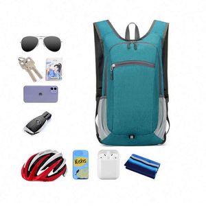 <b>Folding</b> Outdoor Sports Bag Lightweight Hiking Backpack Travel Bag Leisure Shoulder Bag for Male and Female - Product Image 4