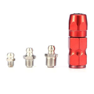 61 pièces/ensemble Pack de raccords de graisse M6/M8/M10 mamelon en métal pièce de lubrification mécanique Kits d'assortiment de raccords de mamelon de graisse - Product Image 2