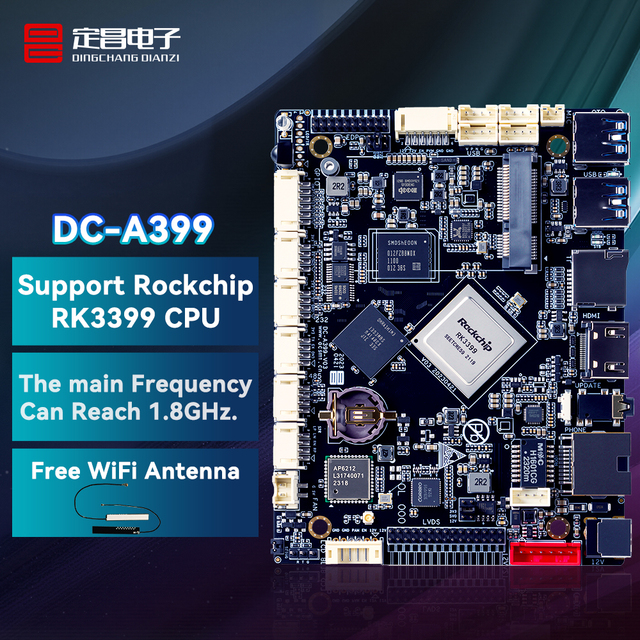Rockchip RK3399 with Android 7.1/Android 11 Operating System for MID Screen Terminal with 100M Ethernet Port