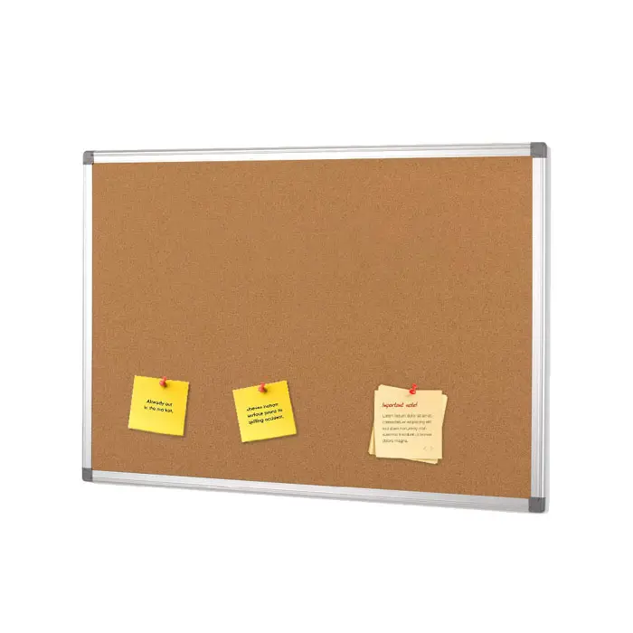 Hoge Kwaliteit Beweegbare Standaard Formaat Houten Frame Wand Gemonteerd Bulletin Kurk Board
