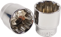 Newstar – Jeu de douilles à cliquet professionnelles de haute qualité CRV 1/2'' 1/4'' pour bricolage, profondes, en boîte de fer rouge, chromées noires, personnalisables OEM