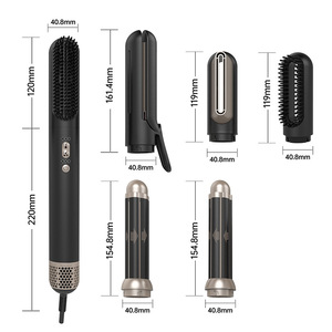 Multi Functional Hair Styler 220mm Length With <b>Hot</b> Air <b>Comb</b> And Straightener For Home Use Electric Portable - Product Image 1