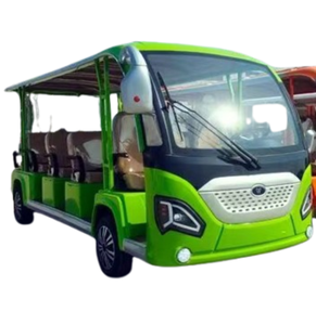 Alta calidad nueva energía Solar 72V 7.5Kw 14 plazas Mini autobús turístico vehículo eléctrico Golf 23 pasajeros área escénica carro - Product Image 1