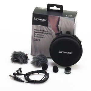 サラモニックDK3A3.5mmプロフェッショナル全方向性ラベリアマイクラペルマイクforSennheiser Rode Azden NadyBoyaトランスミッター - Product Image 6