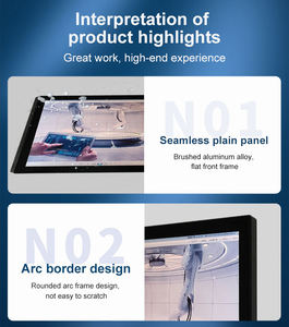 32 42 55 inch hiển thị LCD Monitor IR màn hình cảm ứng PC tất cả trong một máy tính Android Màn hình cảm ứng <span class=keywords><strong>Panel</strong></span> PC bảng duy nhất máy tính - Product Image 6