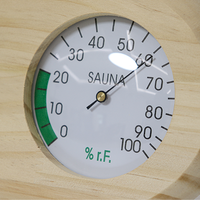 Termometer dan Higrometer Sauna Berkualitas Tinggi, Pengukur Suhu & Kelembapan Presisi untuk Ruang Sauna