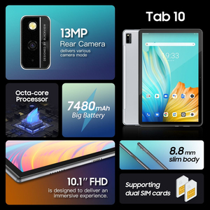 Tablette Android 11 Blackview Tab 10 4G originale, 4 Go + 64 Go, avec emplacement pour carte SIM Dual - Product Image 6