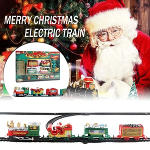 Jouet de train électrique de Noël, mini-train de simulation, voiture électrique pour enfants, cadeau - Product Image 6