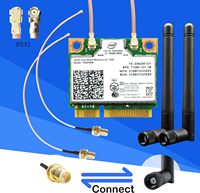 Module WiFi 2.4G avec adaptateur d'antenne externe SMA femelle, antenne SMA mâle incluse, matériau en cuivre, application automobile
