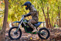 Highper 5000W Vélo tout-terrain électrique pour adolescents et adultes Batterie au lithium 72V Moteur sans balais 2000W Vitesse maximale 80 km/h
