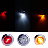 Mini marqueur latéral à LED, 12v, 2 pièces, montage sur panneau, pour voitures