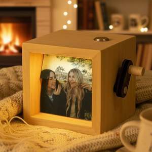 Regalo de San Valentín, Adornos Luminosos para Escritorio, Máquina Personalizada para Pasar Páginas con Fotos - Product Image 3