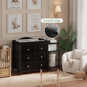 <span class=keywords><strong>Fasciatoio</strong></span> in legno per pannolini Design ergonomico rilascia la tua schiena Baby comò con <span class=keywords><strong>fasciatoio</strong></span> - Product Image 3