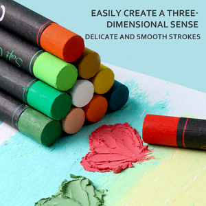 Giorgione Set di <span class=keywords><strong>Pastelli</strong></span> a Olio Morbidi in <span class=keywords><strong>Scatola</strong></span> di Ferro, 24/36/48 Colori, Non Tossici, per Pittura e Disegno Artistico - Product Image 4