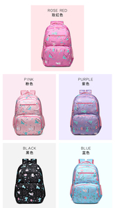 Sac à dos pour écolières de 6 à 12 ans, design tendance, protection de la colonne vertébrale, réduction de la charge - Product Image 5