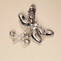 Broche de luxe XILIANGFEIZI au design original, nouveau style chinois vintage, émail libellule et fleur, bijou pour femme