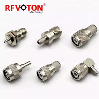 Connecteurs RF Coaxiaux TNC/SMA BNC/N/7/16/Mini Din 4.3-10 Femelle Mâle F/RCA/UHF/EIA/FME/QMA/7/16 DIN, Adaptateur Coaxial 75 Ohms