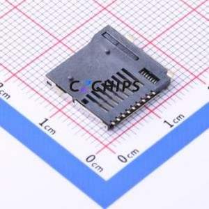 XKTF-N02-G SD Card / Memory Card Connector SMD Connector Self-Return Type MicroSD Card (TF Card) Card Holder 2mm - Product Image 2