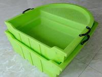 2.2M Double Pont Jon Bateau Pliant Véhicule Monté Robuste En Plastique Bateau De Pêche PE Bateau
