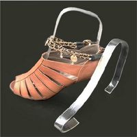 5 paires d'arbres à chaussures pour femmes en acrylique transparent sandales à talons hauts présentoir formes de Support en plexiglas Inserts pour la vente au détail