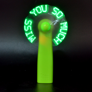 SUNJET — Mini ventilateur de messages Led, personnalisé, Rechargeable, pratique - Product Image 2
