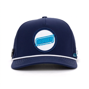 2025 nouveau personnalisé hommes découpé au Laser séchage rapide camionneur chapeaux imperméable respirant sport baseball chapeau polyesters blanc casquette de Baseball - Product Image 1