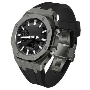 <span class=keywords><strong>G</strong></span>énération 4/5Th <span class=keywords><strong>Ga</strong></span> <span class=keywords><strong>2100</strong></span> Boîtier de montre en acier inoxydable 316L avec bracelet en métal et silicone pour OAK <span class=keywords><strong>G</strong></span> <span class=keywords><strong>shock</strong></span> Ga2100 - Product Image 1