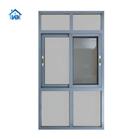 Fenêtre battante moderne en aluminium et verre insonorisé importé des Bahamas Fenêtre en aluminium à double vitrage à coupure thermique et à économie d'énergie