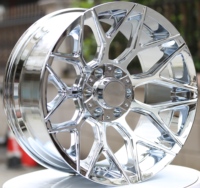 Rines de Aleación para Camioneta y SUV, Diseño Cóncavo Profundo, Cromado Espejo, Offset Negativo 20/22 -42, 5x127/139.7/6x135/139.7/8x165.1/170