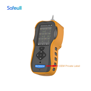 밀폐공간 입구 펌프 흡입 4 가스 감지기 O2 CO H2S LEL 경보계 산업용 가스 분석기 - Product Image 2