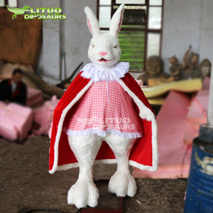 Decoración para el Día de Acción de Gracias, Modelo Animatrónico de Cuento de Hadas, Animal de Dibujos Animados, <span class=keywords><strong>Conejo</strong></span> - Product Image 1