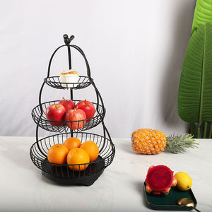 Piatto <span class=keywords><strong>di</strong></span> <span class=keywords><strong>frutta</strong></span> salotto Golden forma <span class=keywords><strong>di</strong></span> uccello piano del tavolo decorato filo spinato cesto <span class=keywords><strong>di</strong></span> stoccaggio con manico - Product Image 4