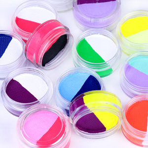 <span class=keywords><strong>Peinture</strong></span> corporelle et visage professionnelle Golden Phoenix à base de minéraux, activée par l'eau, avec logo personnalisé, couleur néon UV, 10g, non toxique, OEM/ODM - Product Image 2