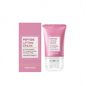 Crème pour le cou au peptide AH-8, anti-rides, raffermissante, hydratante, liftante, éliminateur <span class=keywords><strong>de</strong></span> double <span class=keywords><strong>menton</strong></span>, crème raffermissante pour le cou avec rouleau - Product Image 1